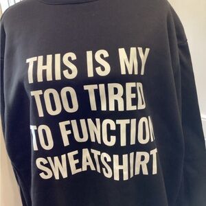 Black Graphic Sweatshirt